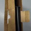 Toilet Paper Holder Stand, Stainless Steel Bathroom Toilet Paper Roll Holder Stand, Free Standing Toilet Paper Holder with Solid Weighted Base, Black