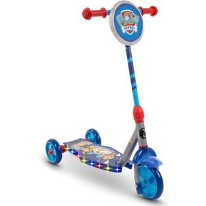 Huffy Toddler 3-Wheel Scooter for Kids, Multiple Colors & Licensed Character Graphics, Ages 3+, Durable Steel Frame, Wide Non-Slip Deck, Stable Lean-to-Steer Design, Light-Up Options, Girls/Boys