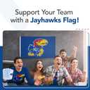 Kansas Jayhawks College Sports Printed Flag - NCAA Licensed - Nylon - School Banner (Blue) (3' x 5')