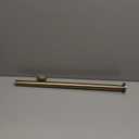 Ivilon Tension Curtain Rod - Spring Tension Rod for Windows or Shower, 24 to 36 Inch. Warm Gold