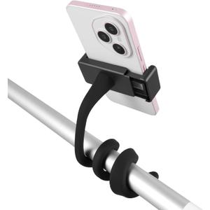 Stroller Phone Holder, Flexible Phone Holder for Treadmill, Bike Shopping Cart, Desk, Portable Gooseneck Long Arm Phones Mount for Smartphone
