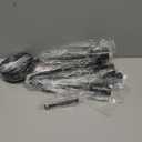 Modern Sputnik Chandelier, 6-Lights Ceiling Light Fixture Black