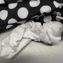 Women's 1950s Polka Dress Set Audrey Vintage-Inspired Cocktail Halter Swing Dress with Accessories 10PCS (Large, Black)