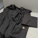 CLERKMANS Black Cap & Gown & Tassel Package - High School Graduation Cap And Gown Set – Matte Fabric 60 (6'3"-6'5")