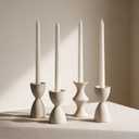 Viyffo Taper Candles, 12 Inch, 20 Pack, White Unscented, Dripless & Smokeless Design, Up to 8-Hour Burn Tall Candlesticks for Wedding, Dinner & Home Decor