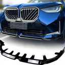 STSEV01 Front Bumper Lip Splitter Spoiler Fit for BMW X3 G45 2025 2026 M50 (M Sport Only), 4pcs Air Dam Chin Body Kit Underbody Lip Accessories Gloss Black