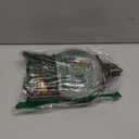 Christmas Village Snow Globe Lighted Flying Santa Scene, Musical Snow Water Lantern Swirling Glittering Home Decoration and Gift, Battery Operated or USB Powered