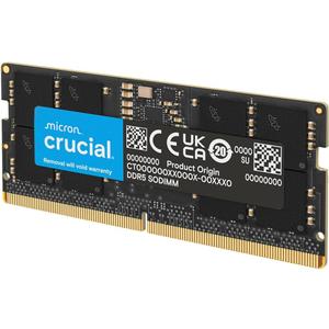 Crucial 64GB DDR5 RAM, 5600MHz (or 5200MHz or 4800MHz) Laptop Memory Kit, SODIMM 262-Pin, Compatible with 13th Gen Intel Core and AMD Ryzen 6000 - CT2K32G56C46S5