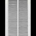 HVAC Premium 10 x 18 Duct Opening Steel Return Air Filter Grille, for 1-inch Filter, Removable Door, Flat Stamped HVAC Vent Cover Grille, Outer Dimensions 12.5 x 20.5