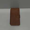 QLTYPRI for Samsung Galaxy S10e Case Premium PU Leather Simple Wallet Case TPU Bumper Card Slots Kickstand Magnetic Closure Shockproof Flip Cover for Galaxy S10e - Brown