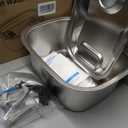 3 Gal Stainless Steel Dog Water Fountain for Large Dog, Pet Fountain Water Bowl Automatic Dispenser with Top Window & LED, Supet Quiet Pump for Multi Pet Home