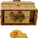 Kinetic Sand, Treasure Hunt with 14 Surprise Reveals & 1.62lbs Rare Shimmer Gold Play Sand, Sensory Toys, Holiday Gifts & Stocking Stuffers for Kids Ages 3 and up