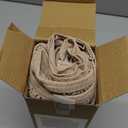 Biscaynebay Wrap Around Bed Skirts for Queen Beds 19" Long Drop, Light Camel Adjustable Elastic Dust Ruffles Easy Fit Wrinkle & Fade Resistant Silky Luxurious Fabric Solid Machine Washable