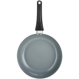 GoodCook Everyday Fry Pan Ceramic Nonstick Aluminum Construction for Even Heating Non-Toxic PTFE & PFOA Free, 10-Inch, Black