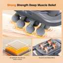 16 Head Massage Gun Set, Deep Tissue Percussion Massager, Electric Massage Tools with 9 Styles & Levels, Dark Grey