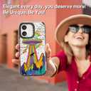 for iPhone 17 Case Cute - Durable Shockproof 6.6 ft Drop Impact Phone Case - Funny UFO Design (6.3") Black