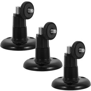 3pcs Wall Mount Camera Holder Bracket Compatible with Arlo Blink Ring Stick Indoor Camera Stand Black Floating Wall Shelf for Home Surveillance