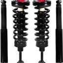 Front and Rear Complete Struts Spring Assemblies Shock Absorbers Compatible with 2004-2008 Ford F150#171361 911262