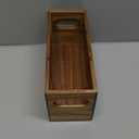 DRASTAR Silverware Holder, Acacia Wooden Utensil Caddy, Silverware Organizer Countertop, Cutlery Holder for Party, Fork Spoon Knife Organizer