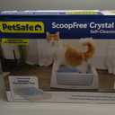 PetSafe ScoopFree Crystal Classic Self-Cleaning Litter Box System Automatic Cat Litter Box - Advanced Odor Control Includes Disposable Crystal Litter Tray (PAL00-17296)