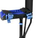 Threemart Knee Crutch - Hands Free Crutch, Stable and Comfortable Peg Leg Crutch, Knee Crutches for Adults for Foot Surgery, Substitutes for Crutches and Knee Scooters, Your Ideal Walking Aid
