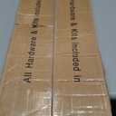 Black Poly Coated Fender Mounting Brackets Kit - Durable Adjustable Trailer Fender Brackets for Dump Trucks Flatbed Trucks Dual Rear Wheels Semi Truck Fender Accessories (One Side)