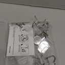 Ainiv Wire Toggle Hook, 16 Small Clear Hanging Hooks with 24 Adhesive Strips, Damage-Free Utility Sticky Hooks, No Tools Wall Hangers Heavy Duty for Bathroom Kitchen Office Organizers