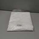 sancua Rectangle Tablecloth - 60 x 84 Inch - Stain and Wrinkle Resistant Washable Polyester Table Cloth, Decorative Fabric Table Cover for Dining Tables, Buffet Parties and Camping, White