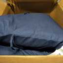Arden Outdoor Midback Chair Cushion, 18 x 16.5, Sapphire Blue Leala, 16.5"D x 18"W x 3.5"H