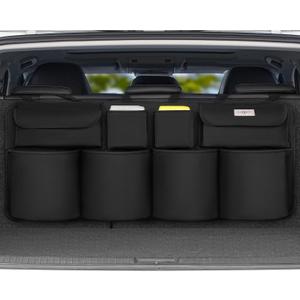 SURDOCA Car Trunk Organizer, LARGE CAPACITY Car Storage Bag with 8 Pockets, 7X Upgraded Trunk Storage Organizer for Car, SUV, Truck, MPV