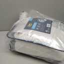 Serta Heated Mattress Pad King Size - Electric Mattress Pad, 10 Heat Setting Controller, Auto Shut Off Timer, Deep Elastic Pocket, Up to 17" Mattress, ETL Certified, Machine Wash, King, White