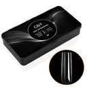 250pcs Sculpted XXLong Square Soft Gel Nail Tips, Professional False Nail Tips with Box - 10 Sizes Full Cover Clear Acrylic Press On Fake Nails for Extension Manicure Salon DIY at Home