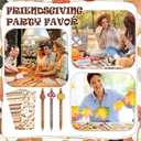 Ctosree 40 Sets Friendsgiving Party Favors Bulk Thanksgiving Fall Pens with Maple Leaf Bookmarks Turkey Pens Thanksgiving Gifts for Friends Families Coworkers Employee Holiday Office Party Souvenirs