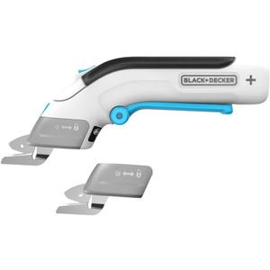 BLACK+DECKER 4V MAX Cordless Electric Fabric Craft Scissors, USB Rechargeable (BCSC115FF)