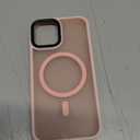 MOCCA Strong Magnetic for iPhone 12 Case/iPhone 12 Pro Case, [Compatible with Magsafe][Mil-Grade Drop Protection] Slim Shockproof Translucent Protective Phone Case for iPhone 12/12 Pro, Pink