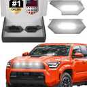 Grill Lights for Toyota 4Runner 2025 2026 TRD Sport, TRD Offroad, White | 6th Gen 4Runner Raptor Grille Lights, 4Runner Front Marker LED Lights, Snap-in Installation, OEM Style, Off-road Driving