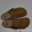 SM New York Women's Suede Clogs, Size 7