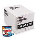 Nutella & GO! Bulk 24 Pack, Hazelnut and Cocoa Spread with Pretzel Sticks, Stocking Stuffers, Snack Cups, 1.9 oz Each, EXP APR/14/2025