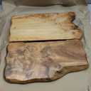 WELLAND 16 Cedar Natural Edge Floating Shelf Set of 2 (16x7.87x0.87inch)