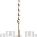 Kichler Winslow 5-Light Chandelier, Natural Brass, 16.25"