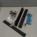 Saluaqui Slim Smart Door Lock, Keyless Entry Door Lock, Sliding Smart Patio Door Handle Set, Bluetooth Digital Keypad Fingerprint Smart Mortise Patio Door Lock for Home Glass Sliding Door