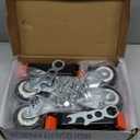 SPACEKEEPER Workbench Casters kit 660 Lbs - Retractable Casters Heavy Duty Bench Caster Wheels Designed for Workbenches Machinery & Tables, 4 Pack