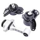 Engine Motor & Transmission Mount Compatible with 2014 2015 2016 2017 2018 2019 kia Soul 1.6L 2.0L L4 3-Piece Set Replace OE：A71065 A71093 A71067
