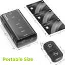 2 x AUVON XL Weekly Pill Organizer 2 Times a Day, AM PM Pill Case with One-Side Large Opening for Easy to Use, Pill Box 7 Day Travel Medication Organizer for Medications, Vitamins, Fish Oils, Supplements