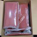 Basic Beyond Outdoor Chair Cushions Set of 4, Square Corner Outdoor Cushions for Patio Furniture, Water Resistant Patio Chair Cushions with 2 Ties, 18.5x16x3, Brick Red