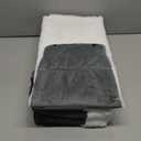 Portable Small Dog Seat for Car, Luxury Center Console Dog Car Seat Booster with Safety Tethers, Anti-Collapse Pet Travel Carseat for SUV, Truck (Dark Grey/White)