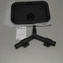 Lamicall Baby Car Mirror for Backseat - [2025 Safest Triangle Hook Clip] Acrylic Car Seat Mirror for Rear Facing, 360 Rotation & Wide Clear View, 3S Quick Install, Newborn Baby Essentials Accessories (12.8")