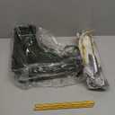 NATURE'S SOURCE Makeup Organizer for Vanity, 2-Tier Corner Bathroom Organizer Countertop with Makeup Brush Holder, Corner Counter Storage for Bathroom Dresser- Green