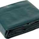 Tarps Now Heavy Duty Vinyl Tarp with Grommets, (10' x 15') - Vinyl Tarps Heavy Duty Waterproof Tarpaulin for Canopy, Pool Cover, Truck Cover, Indoor Outdoor - Forest Green, 18 oz, 20 Mil