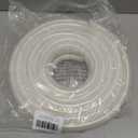 3/8" ID x 50 Ft High Pressure Braided Clear PVC Vinyl Tubing Flexible Vinyl Tube, Heavy Duty Reinforced Hose Tubing, BPA Free and Non Toxic